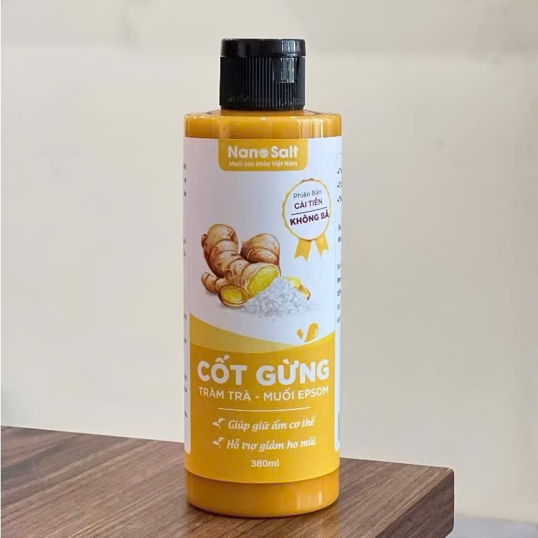 Cốt Gừng Tràm trà NanoSalt 380ml